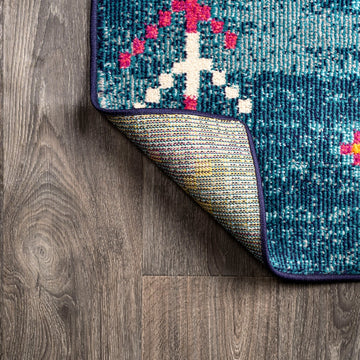Tribal Love Geometric Area Rug